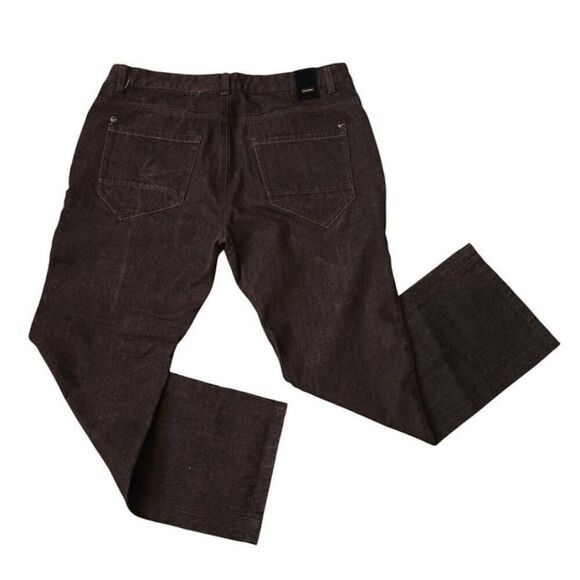 Vintage Southpole Jeans Mens Size 42x32 Brown Y2K Wide Leg Baggy Skater - Picture 1 of 7